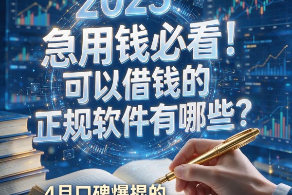 急用钱必看!可以借钱的正规软件有哪些?4月口碑爆棚的五个贷款1000平台盘点