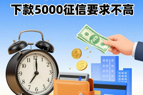 急用钱必看!2026年这5个可以下款的小额贷款软件,借款5000征信要求不高