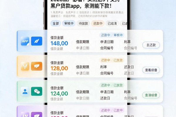 2026黑户必看！实测这5个支持黑户贷款app，亲测能下款！