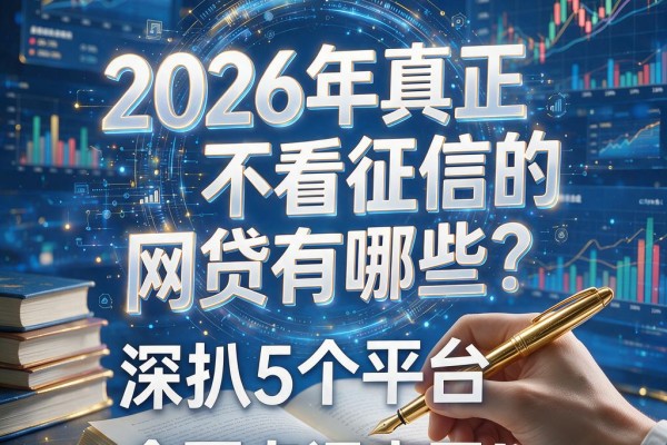 2026年真正的不看征信的网贷有哪些？深扒5个平台，全面点评来了！