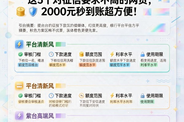 微信直接下款的借款平台盘点!这5个对征信要求不高的网贷,2000元秒到账超方便