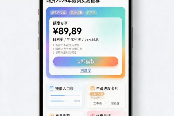 急用钱必看！这5个容易贷出钱的网贷2026年最新实测推荐