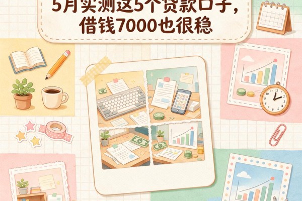 无视大数据必下3000！5月实测这5个贷款口子，借钱7000也很稳