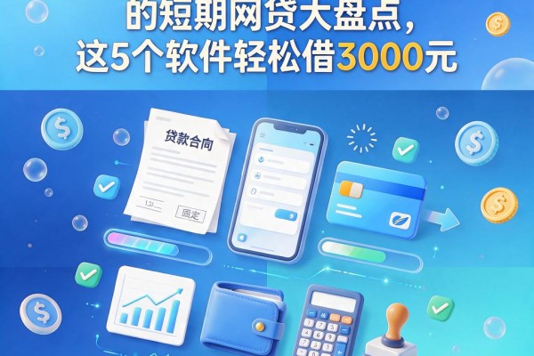 黑户必看!不看征信的短期网贷大盘点,这5个软件轻松借3000元