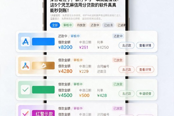 身份证在手，银行卡号一填就能借钱？这5个凭芝麻信用分贷款的软件真能秒到账！