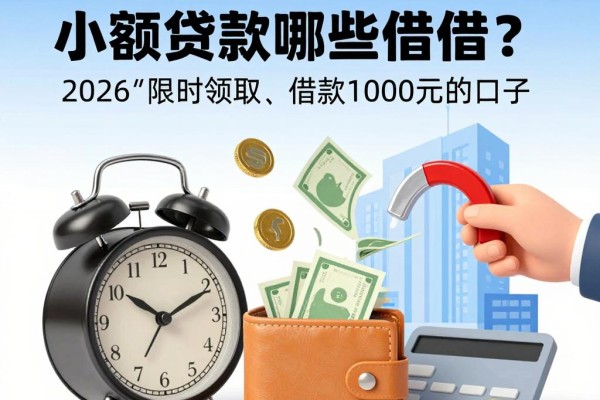 不查征信的小额贷款哪些值得借？2026限时领取这5个审核宽松、借款1000元的口子