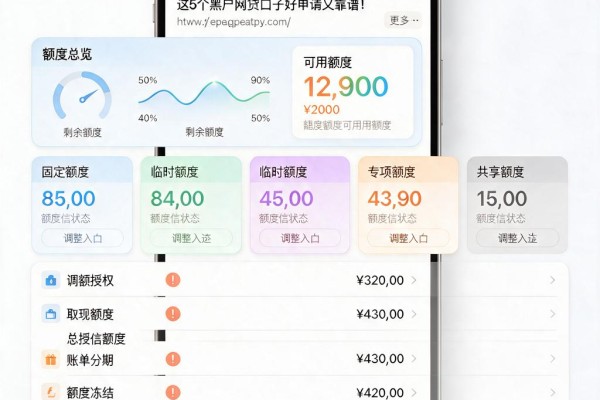 2026年必看!根据信用卡贷款的口子大盘点,这5个黑户网贷口子好申请又靠谱!