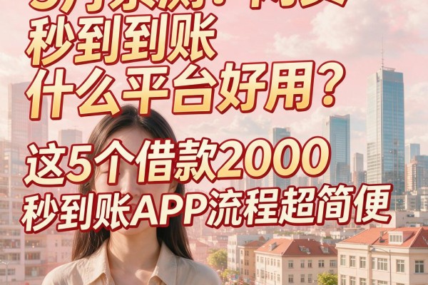3月亲测!网贷秒到账什么平台好用?这5个借款2000秒到账APP流程超简便