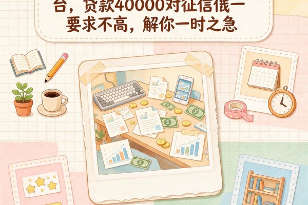 急用钱必看！盘点5个借钱平台，贷款40000对征信要求不高，解你一时之急