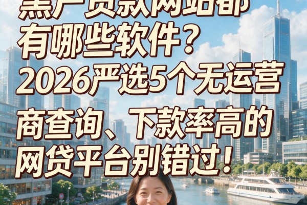 黑户贷款网站都有哪些软件？2026严选5个无运营商查询、下款率高的网贷平台别错过！