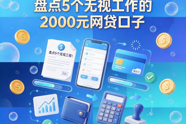 没有工作也能借!盘点5个无视工作的2000元网贷口子