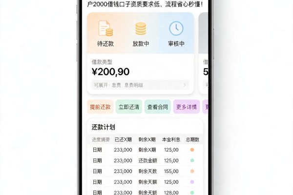 黑户小额借款软件哪个好?2026这五个黑户2000借钱口子资质要求低、流程省心秒懂