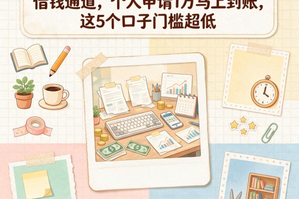 黑户专属!2026最新身份证借钱通道,个人申请1万马上到账,这5个口子门槛超低