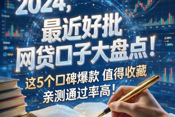 最近好批的网贷口子大盘点!这5个口碑爆款值得收藏,亲测通过率高!