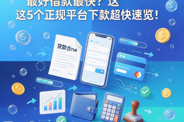 手机什么借款平台最好借款最快?这5个正规平台下款超快速览!