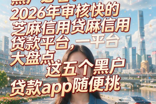 黑户必看!2026年审核快的芝麻信用贷款平台大盘点,这五个黑户贷款App随便挑