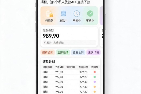 无视征信!2026年小白信用贷款口子大揭秘,这5个私人放款APP直接下款