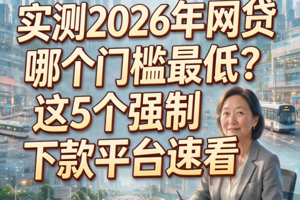 实测2026年网贷哪个门槛最低？这5个强制下款平台速看