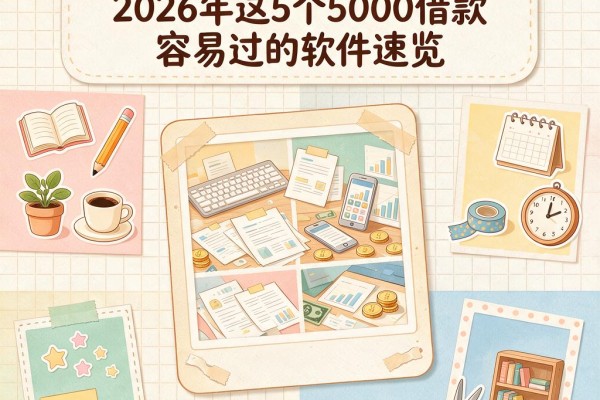 什么网贷下款通过率高点?2026年这5个5000借款容易过的软件速览