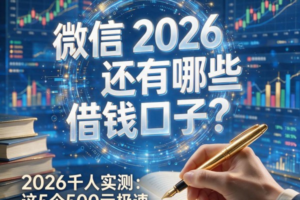 微信还有哪些借钱口子？2026千人实测：这5个500元极速通道，省心到账快！