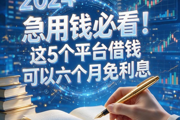 急用钱必看!这5个平台借钱可以六个月免利息,加急通道稳下款