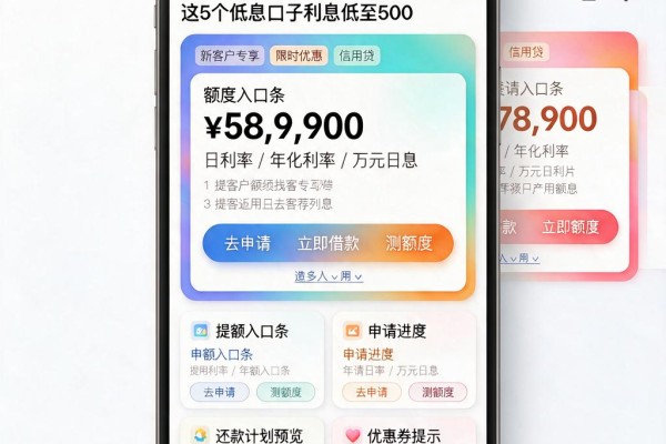 急用钱必看！在哪里借钱利息低？这5个低息口子利息低至500