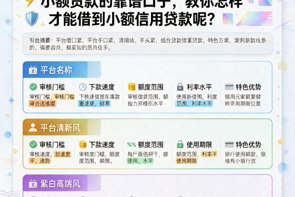 2026年手头紧?5个容易借500小额贷款的靠谱口子,教你怎样才能借到小额信用贷款呢?