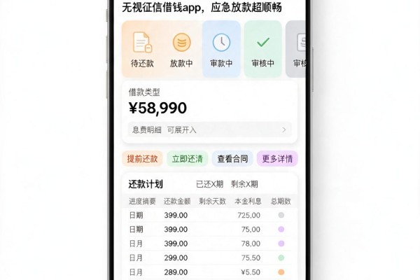 急用钱不看征信的网贷平台盘点:这5个无视征信借钱App,应急放款超顺畅