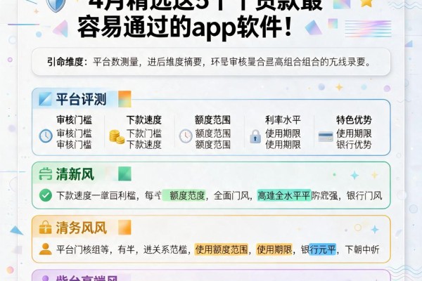 征信有逾期也能借到50000?4月精选这5个贷款最容易通过的app软件