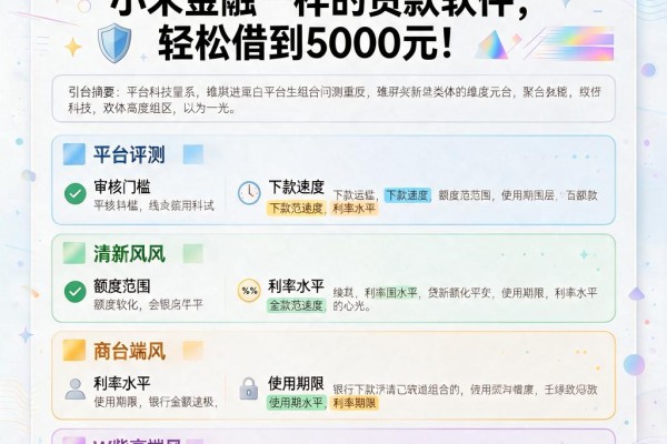 2026强烈安利！5个类似小米金融一样的贷款软件，轻松借到5000元