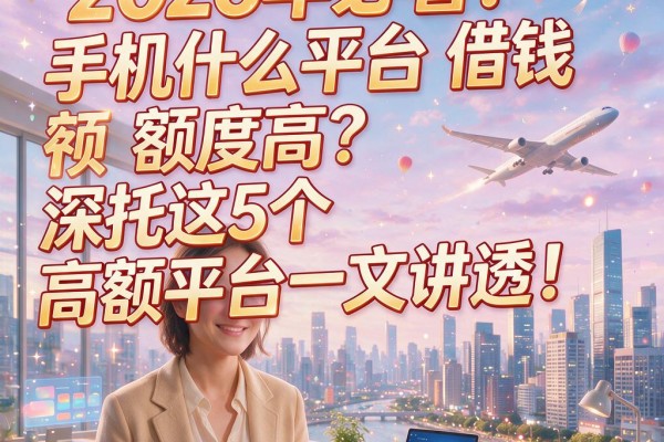 2026年必看!手机什么平台借钱额度高?深扒这5个高额平台一文讲透!