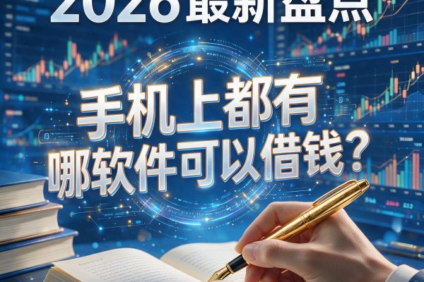 2026最新盘点:手机上都有哪软件可以借钱?这5个平台轻松借到4500
