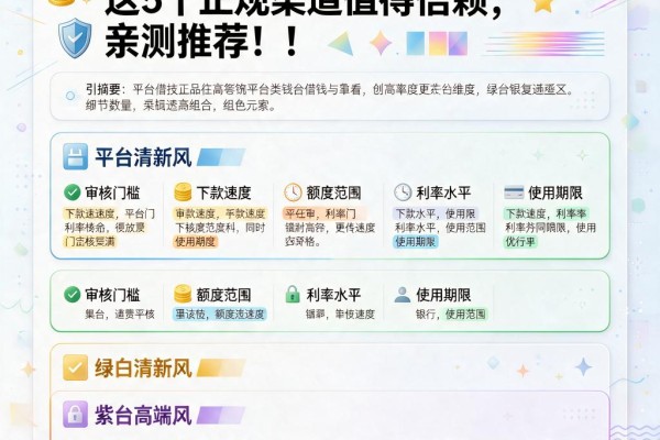 网上什么平台借钱可靠?这5个正规渠道值得信赖,亲测推荐!