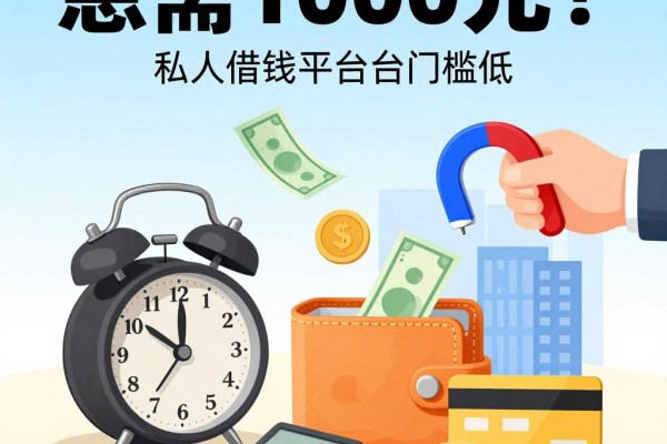 急需1000元?这5个私人借钱平台门槛低,大学生也能快速申请