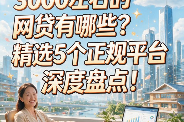 3000左右的网贷有哪些?精选5个正规平台深度盘点!