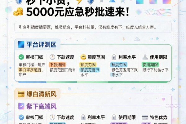 黑户专属！不看芝麻信用分的秒下小贷，5000元应急秒批速来
