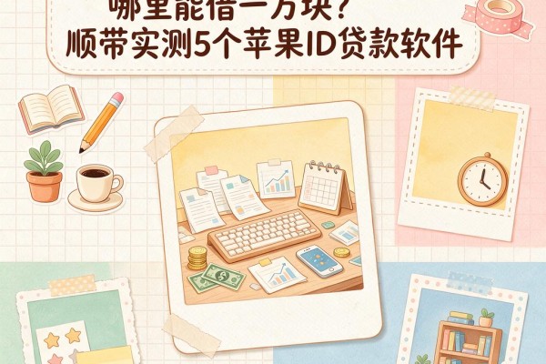 黑户2026年终于搞懂!哪里能借一万块?顺带实测5个苹果ID贷款软件