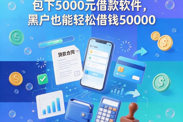 黑户必看!2026年这5个包下5000元借款软件,黑户也能轻松借钱50000