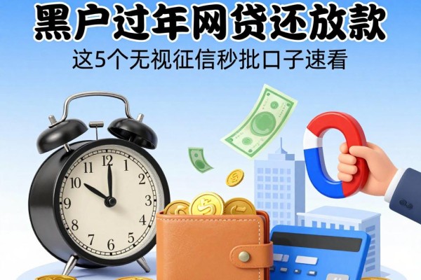 过年急用钱别慌！黑户过年网贷还放款，这5个无视征信秒批口子速看
