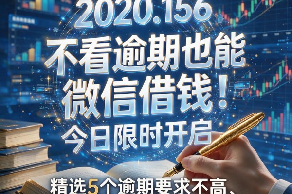 不看逾期也能微信借钱!今日限时开启,精选5个逾期要求不高、轻松借2000的APP