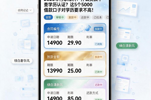 2026年行家爆料:什么贷款不查学历认证?这5个5000借款口子对学历要求不高!
