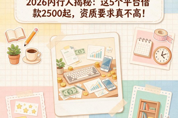 手机号码哪里可以借钱人人3000?2026内行人揭秘:这5个平台借款2500起,资质要求真不高!