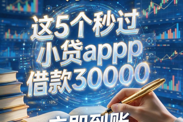 4月最新!这5个秒过的小贷app,借款30000立即到账