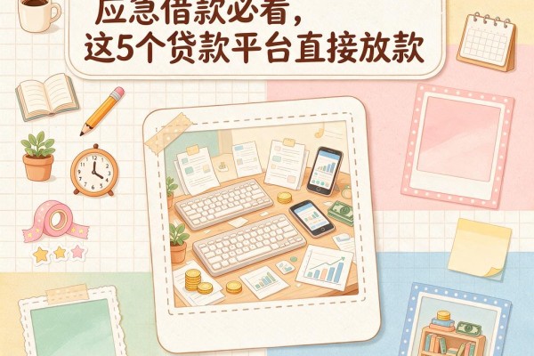 2026秒下款口子合集！应急借款必看，这5个贷款平台直接放款