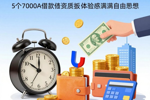 2026必冲！小额贷款系列口子人人5000，这5个7000借款APP资质要求低体验感拉满
