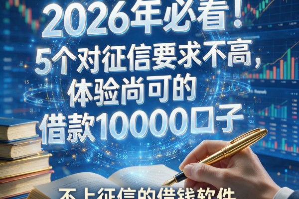 2026年必看！5个对征信要求不高、体验尚可的借款10000口子，不上征信的借钱软件有哪些平台全盘点