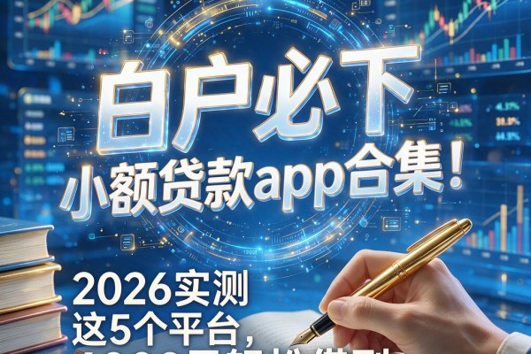 白户必下的小额贷款app合集!2026实测这5个平台,6000元轻松借到