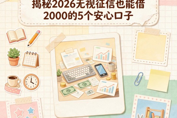 黑户马上借钱秒到账靠谱吗？揭秘2026无视征信也能借2000的5个安心口子