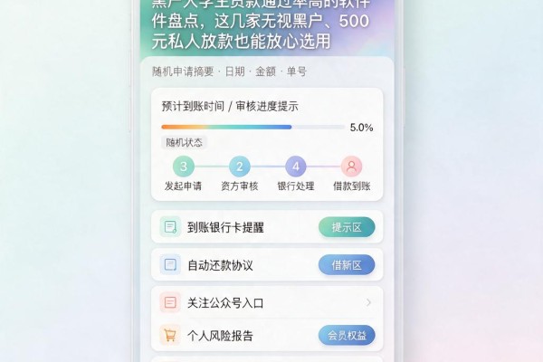 黑户大学生贷款通过率高的软件盘点,这几家无视黑户、500元私人放款也能放心选用