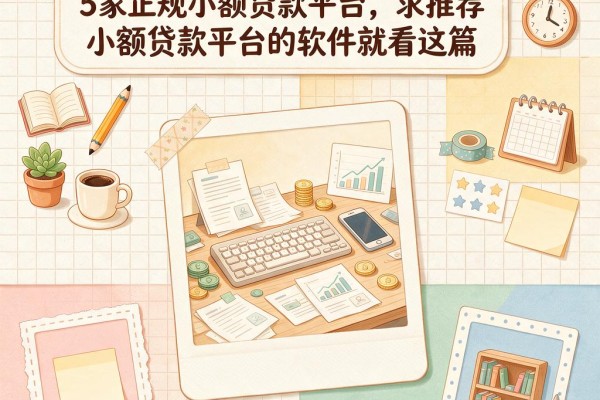 急用钱必看！2026实测盘点5家正规小额贷款平台，求推荐小额贷款平台的软件就看这篇